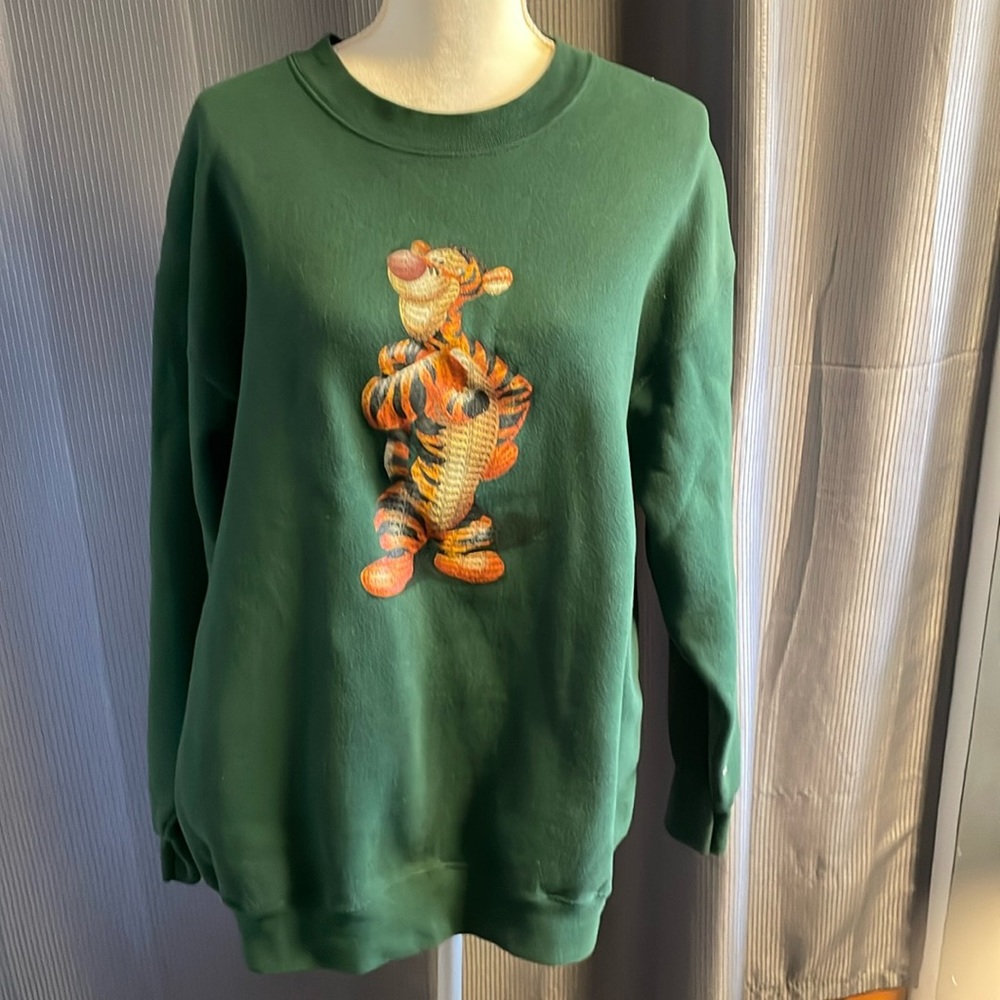 Vintage Disney Tigger, green, sweatshirt